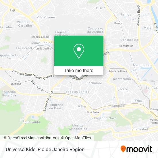 Universo Kids map