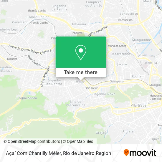Açaí Com Chantilly Méier map
