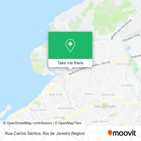 Rua Carlos Santos map