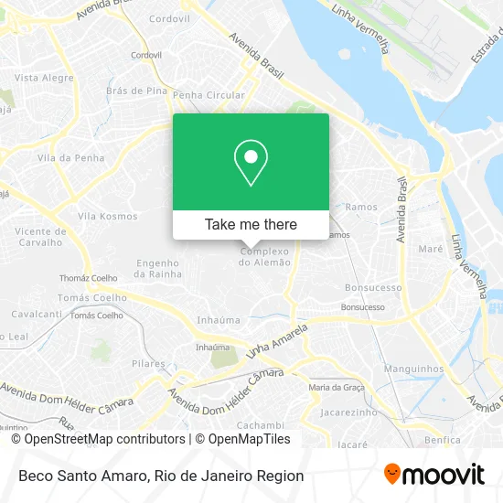 Beco Santo Amaro map