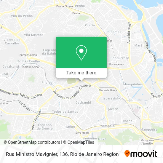 Rua Ministro Mavignier, 136 map