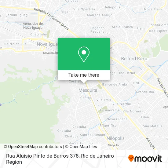 Rua Aluisio Pinto de Barros 378 map