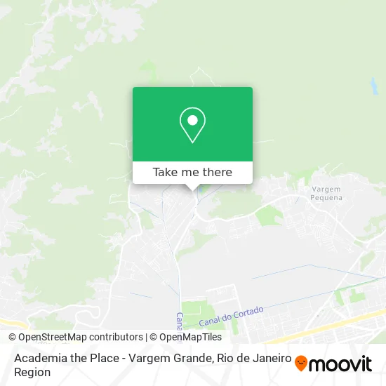Academia the Place - Vargem Grande map