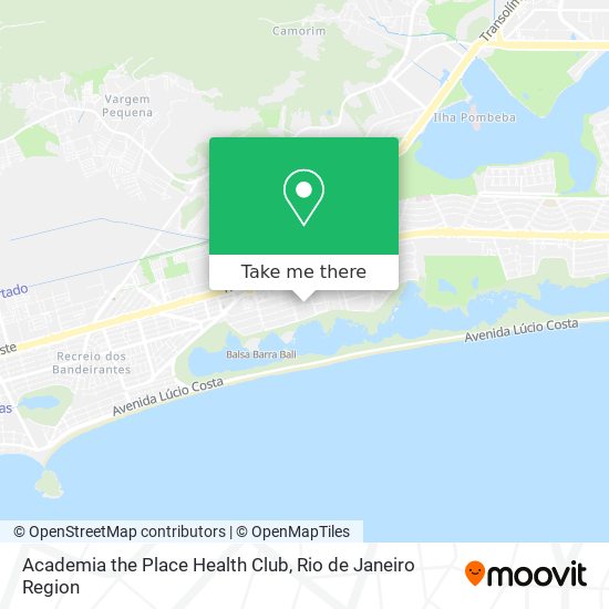 Academia the Place Health Club map