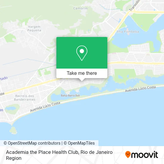 Academia the Place Health Club map
