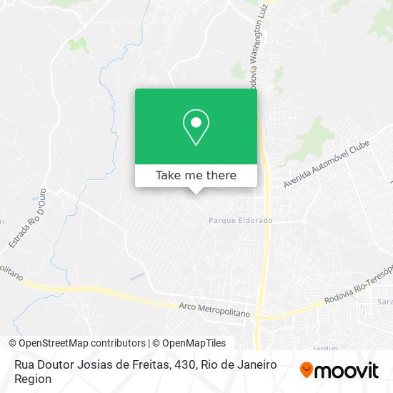 Mapa Rua Doutor Josias de Freitas, 430