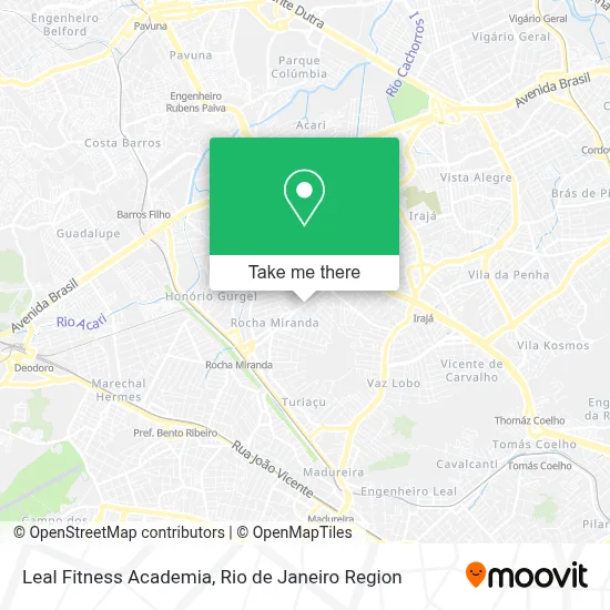 Leal Fitness Academia map
