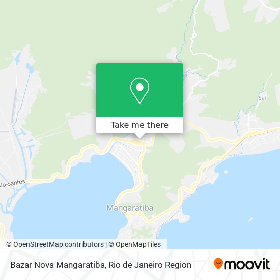 Bazar Nova Mangaratiba map