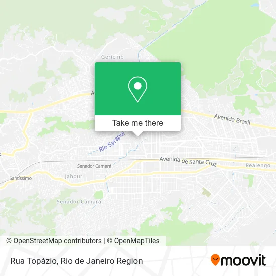Rua Topázio map