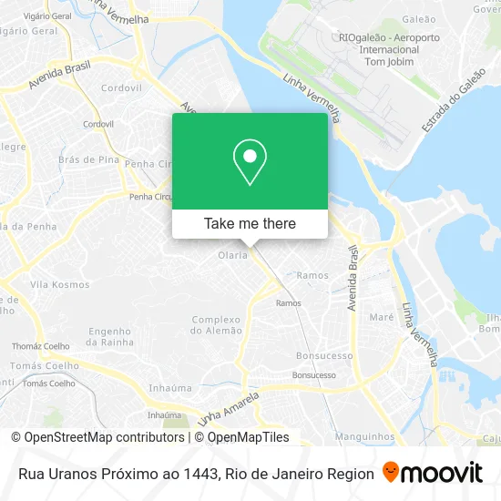 Rua Uranos Próximo ao 1443 map