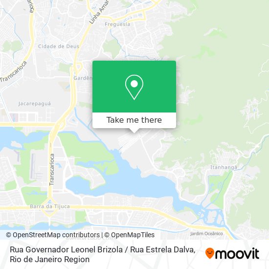 Rua Governador Leonel Brizola / Rua Estrela Dalva map