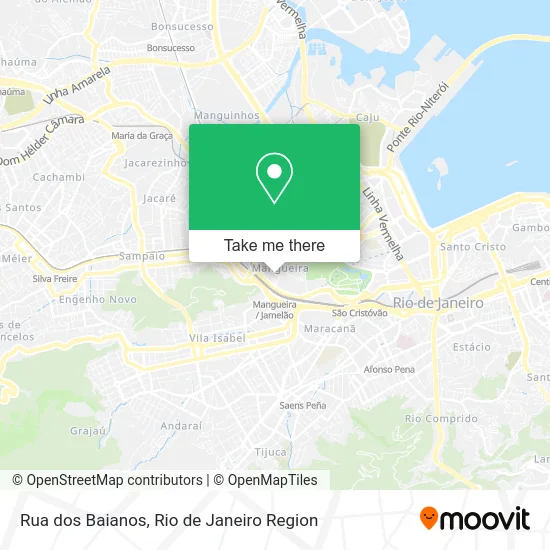 Rua dos Baianos map