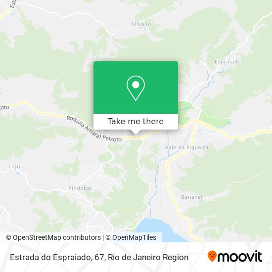 Estrada do Espraiado, 67 map