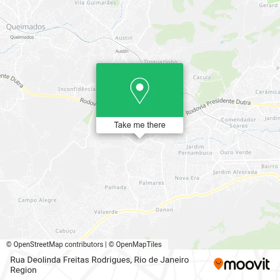 Rua Deolinda Freitas Rodrigues map