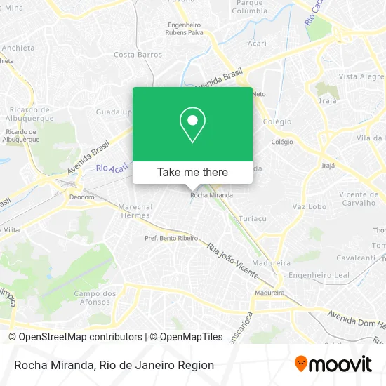 Rocha Miranda map