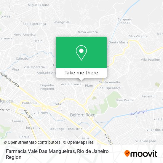 Farmacia Vale Das Mangueiras map