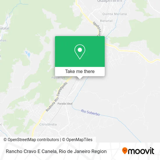 Rancho Cravo E Canela map