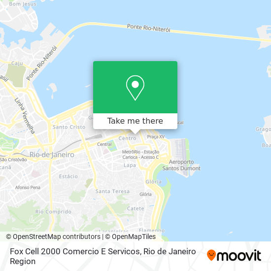 Mapa Fox Cell 2000 Comercio E Servicos