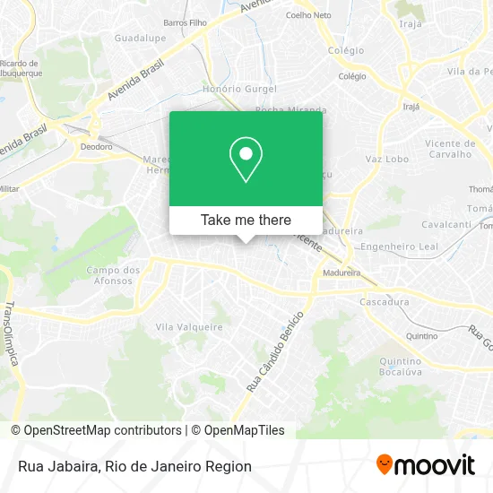 Rua Jabaira map