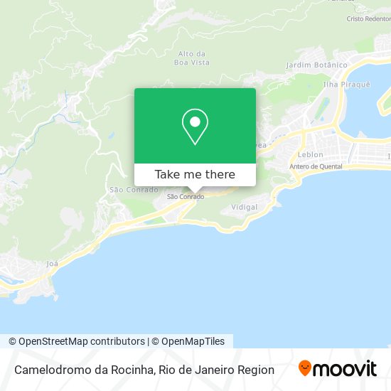 Camelodromo da Rocinha map
