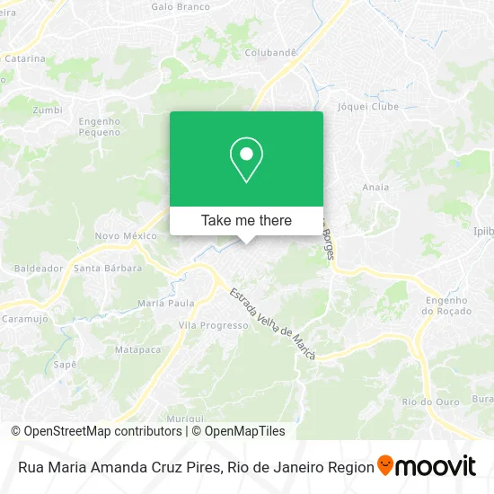Rua Maria Amanda Cruz Pires map