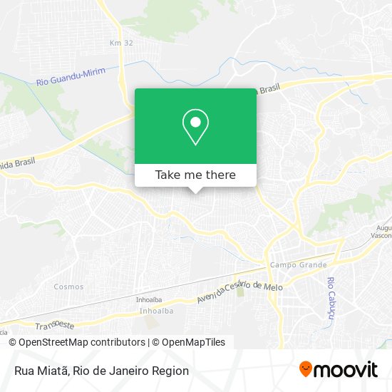 Mapa Rua Miatã