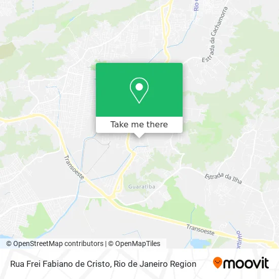 Rua Frei Fabiano de Cristo map
