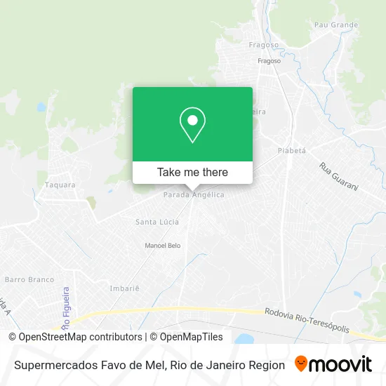 Supermercados Favo de Mel map