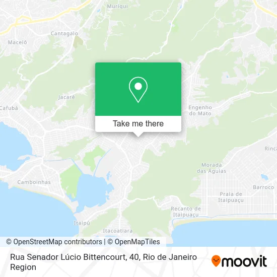 Rua Senador Lúcio Bittencourt, 40 map