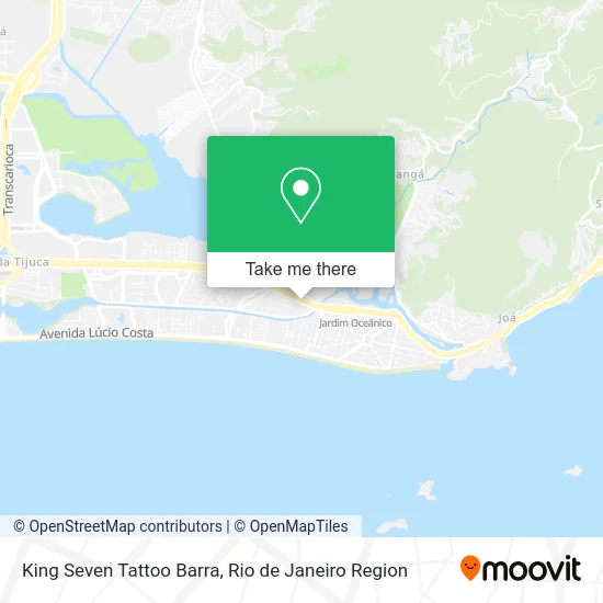King Seven Tattoo Barra map