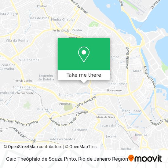 Mapa Caic Theóphilo de Souza Pinto