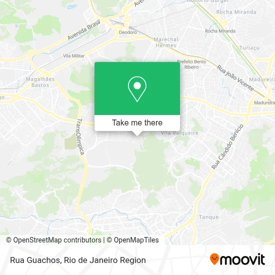 Rua Guachos map
