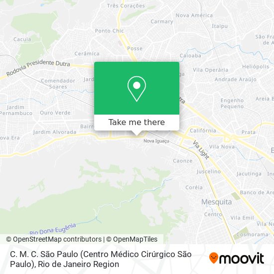C. M. C. São Paulo (Centro Médico Cirúrgico São Paulo) map
