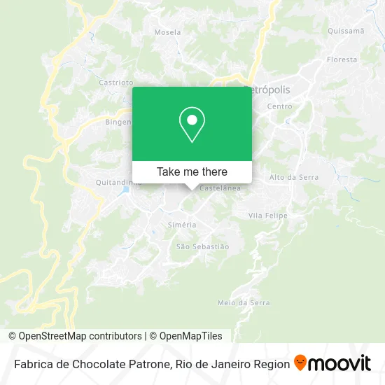 Fabrica de Chocolate Patrone map