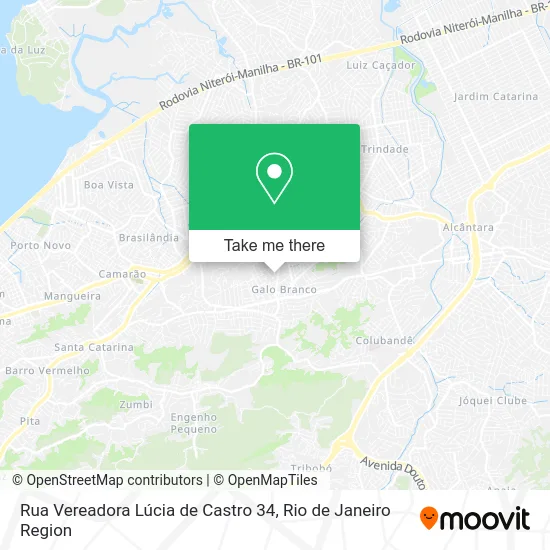 Rua Vereadora Lúcia de Castro 34 map