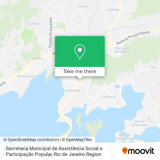 Secretaria Municipal de Assistência Social e Participação Popular map