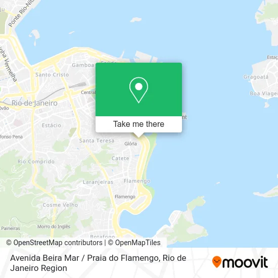 Avenida Beira Mar / Praia do Flamengo map