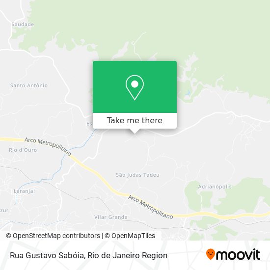 Rua Gustavo Sabóia map
