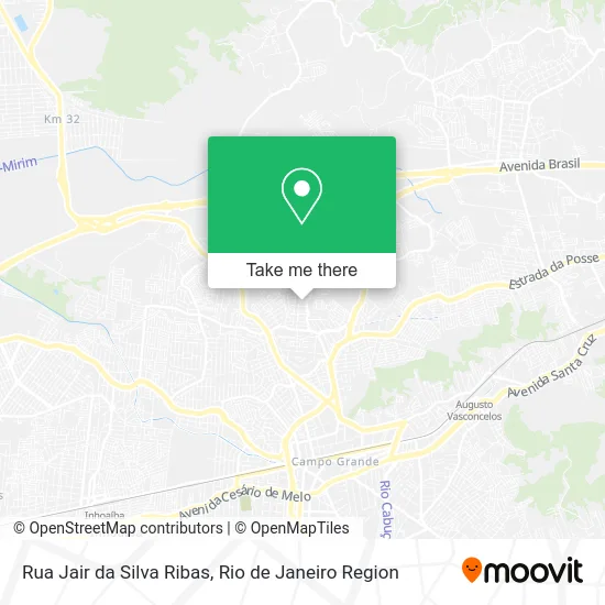 Rua Jair da Silva Ribas map