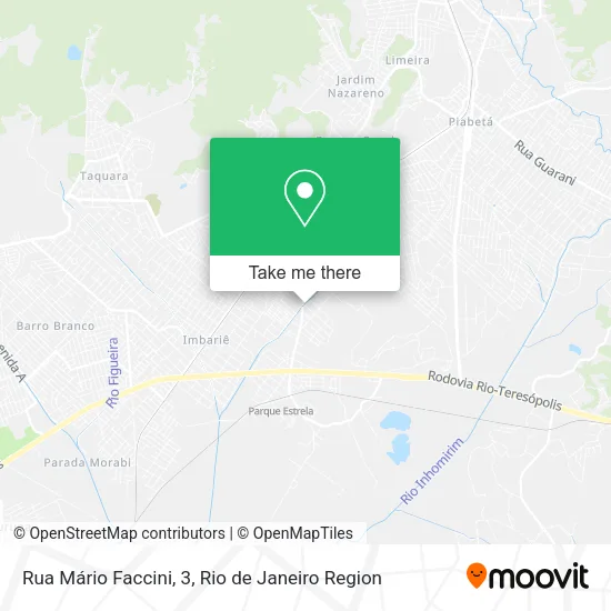 Rua Mário Faccini, 3 map