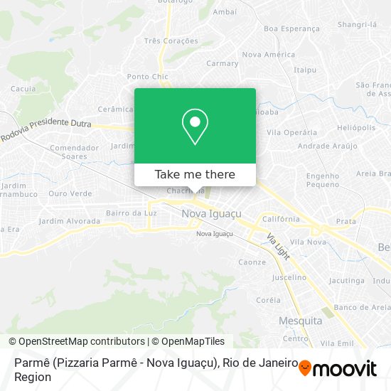 Parmê (Pizzaria Parmê - Nova Iguaçu) map