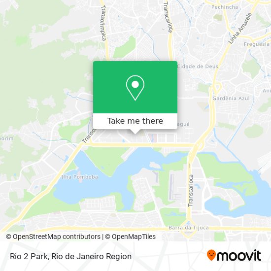 Mapa Rio 2 Park