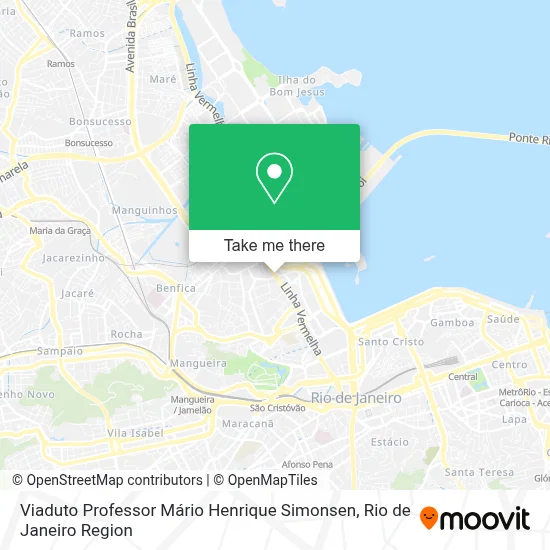 Viaduto Professor Mário Henrique Simonsen map