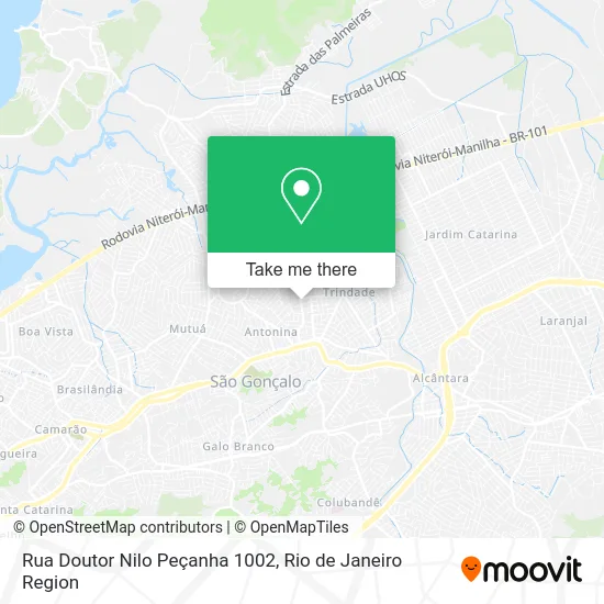 Rua Doutor Nilo Peçanha 1002 map