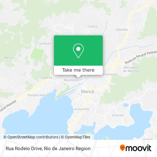 Rua Rodeio Drive map