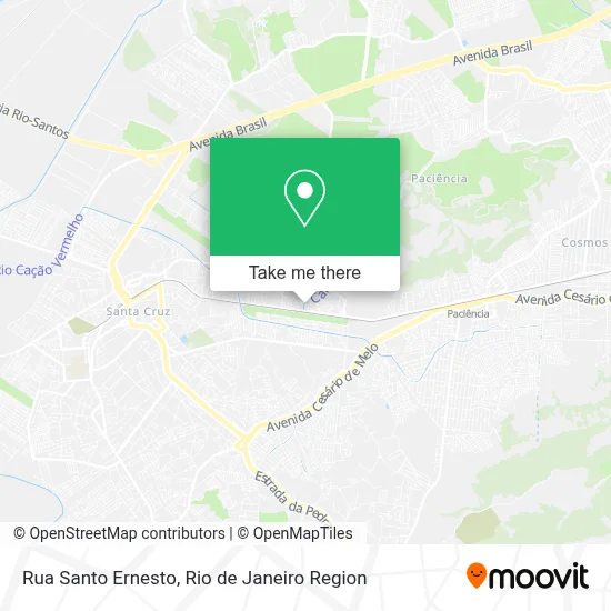 Rua Santo Ernesto map