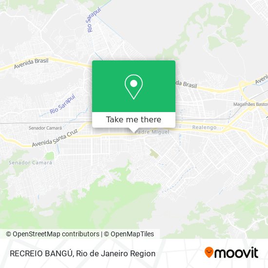 RECREIO BANGÚ map