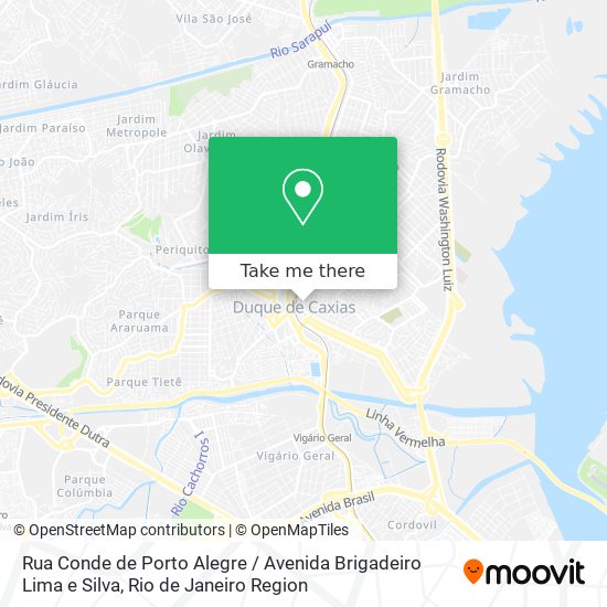 Rua Conde de Porto Alegre / Avenida Brigadeiro Lima e Silva map