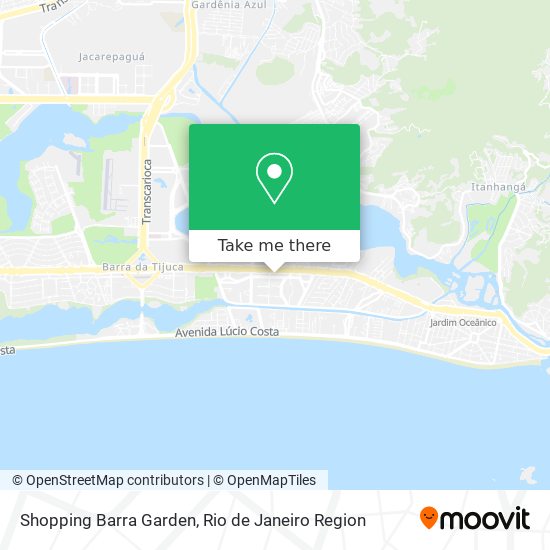 Shopping Barra Garden map