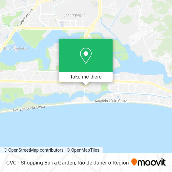 CVC - Shopping Barra Garden map